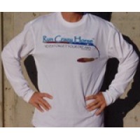 Run Crazy Horse White Long Sleeve Tech Shirt